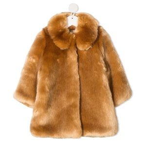 Hucklebones London Faux Fur Coat size 3Y